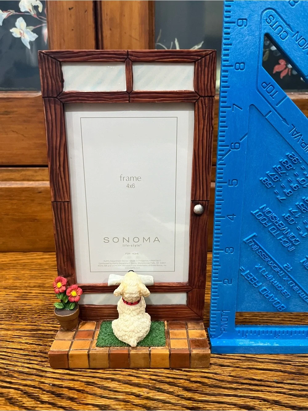 Sonoma Life + Style Dog Photo Frame – 4x6 – Like New